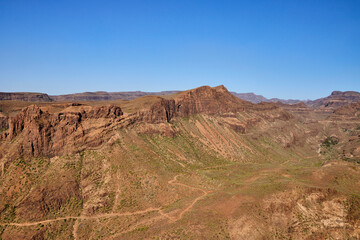Eine Reise auf Gran Canaria. Mirador Astronómico de la Degollada de las Yeguas