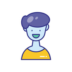 Avatar vector icon stock illustration