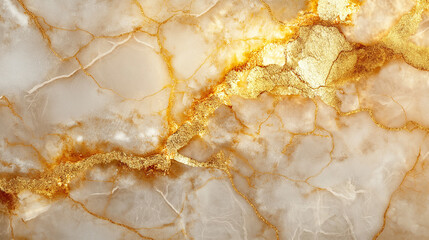 Fototapeta premium Luxury golden marble texture.