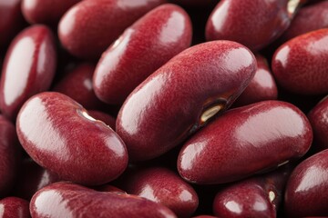 Kidney Beans. Raw Red Organic Beans, Delicious and Fiber-Rich Superfood