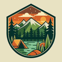 Camping Outdoor Logo