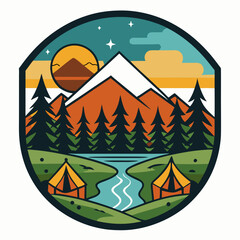 Camping Outdoor Logo