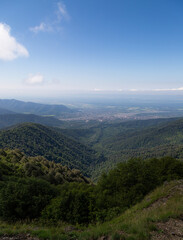 Fototapeta premium Magnificent views of the mountain village and nature of Azerbaijan
