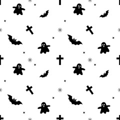 Halloween Festival Pattern, Logo, Vector, Decoration, Background, Cute