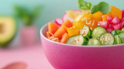 Gourmet ramen noodle hack with vibrant vegetables