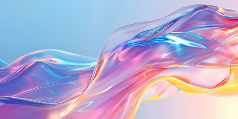 Fototapeta premium Neon Dreams: The Allure of Abstract Futuristic Wallpaper 