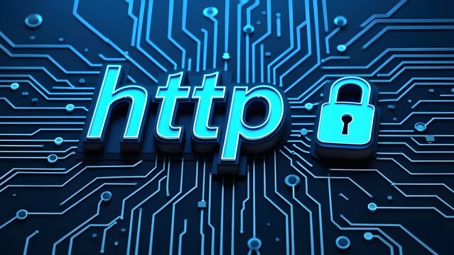 Hyper Text Transfer Protocol text with HTTP for data encryption over the Internet global network