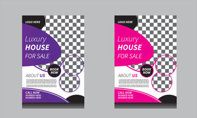 Real estate flyer design