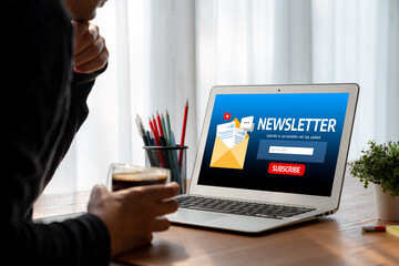 newsletter signup page on computer for customer to subscribe snugly newsletter update information to subscriber
