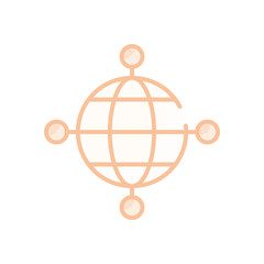Global Network vector icon