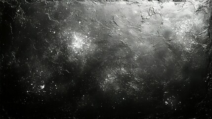 Obraz premium Black Textured Background with White Specks
