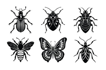 Insect Silhouette Vectors for Designers