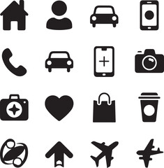 Essential Home and Communication Icons for Modern Web Design
Free Vector Icons: Cars, Phones, and Tech Essentials
Download High-Quality User Interface Icons for Your Website
