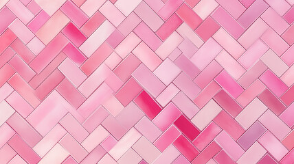 pink herringbone seamless tiles pattern texture or background


