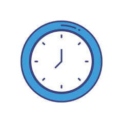 Time vector icon stock illustration