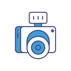 Camera vector icon stock illustration