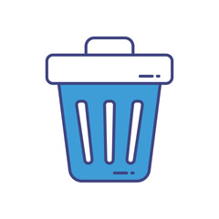 Trash vector icon stock illustration