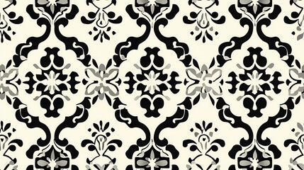 seamless damask pattern