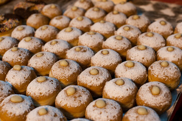 Decorative Israeli Hanukkah donuts