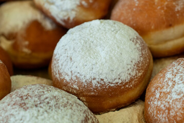 Decorative Israeli Hanukkah donuts
