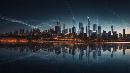 Fototapeta premium Statistics and Urban Development: World Statistics Day