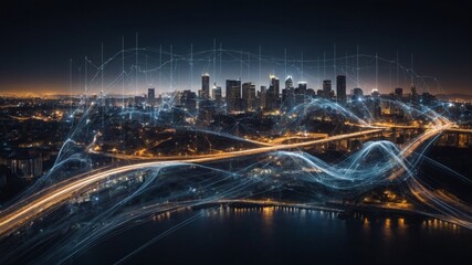 Fototapeta premium Statistics and Urban Development: World Statistics Day