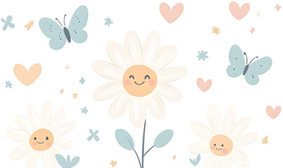 Dreamlike Landscapes and Mystical Gardens with Vibrant Flowers and Glowing Nature