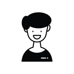 Avatar vector icon stock illustration