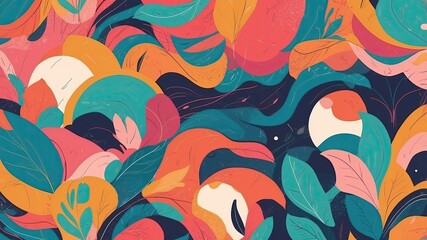 colorfull abstract textile patern baground generate ai