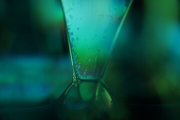 Green reflections, bright warm light, fluid abstraction, Natural background, minimalistic abstraction, minimalistic oil background