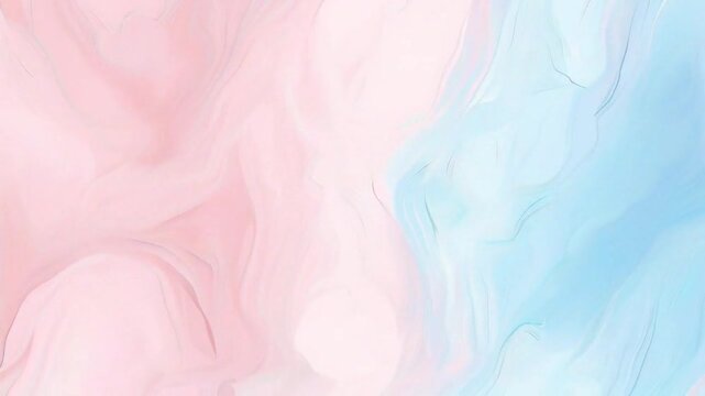 Abstract wavy patterns in soft pink and blue tones create a soothing visual effect.