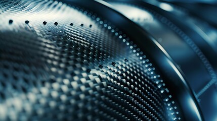 Abstract Carbon Fiber Texture, Close Up