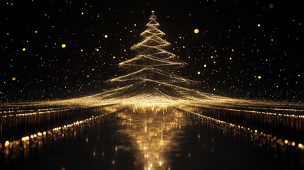 Elegant Symmetrical Holiday Tree Design