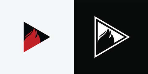 Star Logo Design isolated on white background