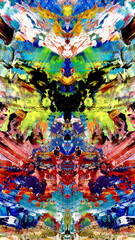 Abstract background wallpaper. Ethnic pattern. Mixtures of oil paint. Trendy hand painting canvas. Wall decor and Wall art prints Idea. 3D Texture. Art object