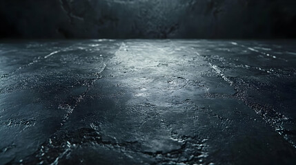 Dark Concrete Background,  Realistic, Grey Surface, Rough Texture, Wet Look