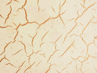 Vintage background with golden cracks