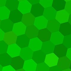 WBackground-with-hexagons-in-green-tones.Vector-illustration.