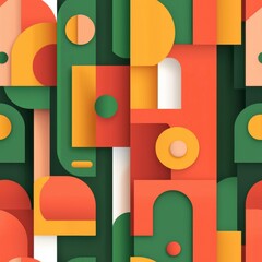 Futuristic Clean Tech Abstract Design with Mesh Patterns, seamless pattern