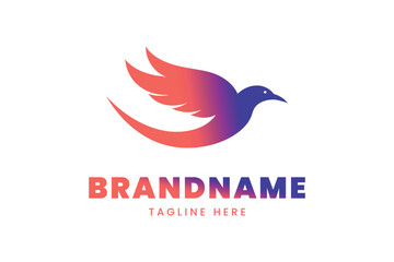 colorful bird phoenix logo for powerful and dynamic brand identity