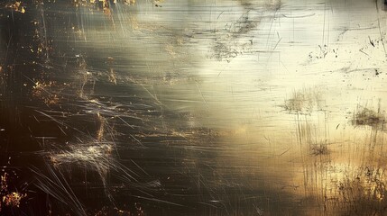 Exploring the Depths of an Abstract Metallic Landscape