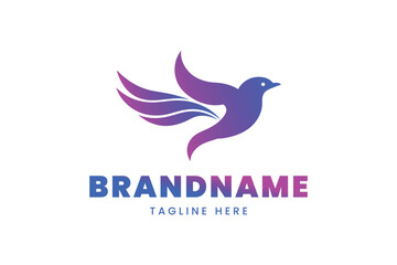 colorful bird phoenix logo for powerful and dynamic brand identity