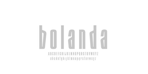 Elegant Modern Serif Alphabet Font Set - Minimalist, Futuristic, Classic Lettering Design
