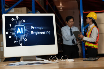 Generative AI virtual assistant tools for prompt engineer and user for ease of engage artificial intelligence AI technology help people to work with generative AI functions by prompting the AI snugly