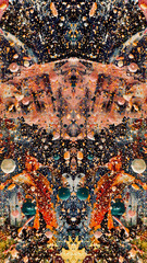 Abstract background wallpaper. Ethnic pattern. Mixtures of oil paint. Trendy hand painting canvas. Wall decor and Wall art prints Idea. 3D Texture. Art object