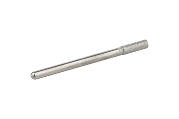cutter for hand engraver and drill with diamond filings, isolated from background