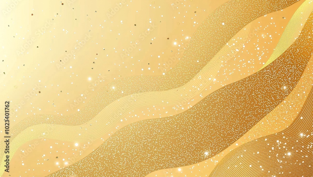 Canvas Prints Design background with a gold gradient blurred backdrop and a soft glowing backdrop