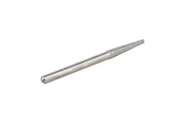 cutter for hand engraver and drill with diamond filings, isolated from background