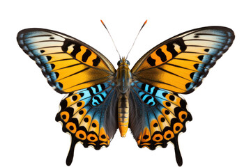 Obraz premium Butterfly nearly indistinguishable from a white background, showcasing its unique camouflage