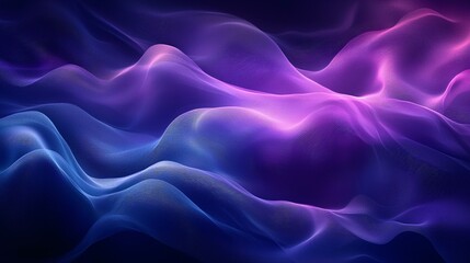 Obraz premium Serene Deep Purple and Blue Gradient Texture with Fluid Motion and Natural Light